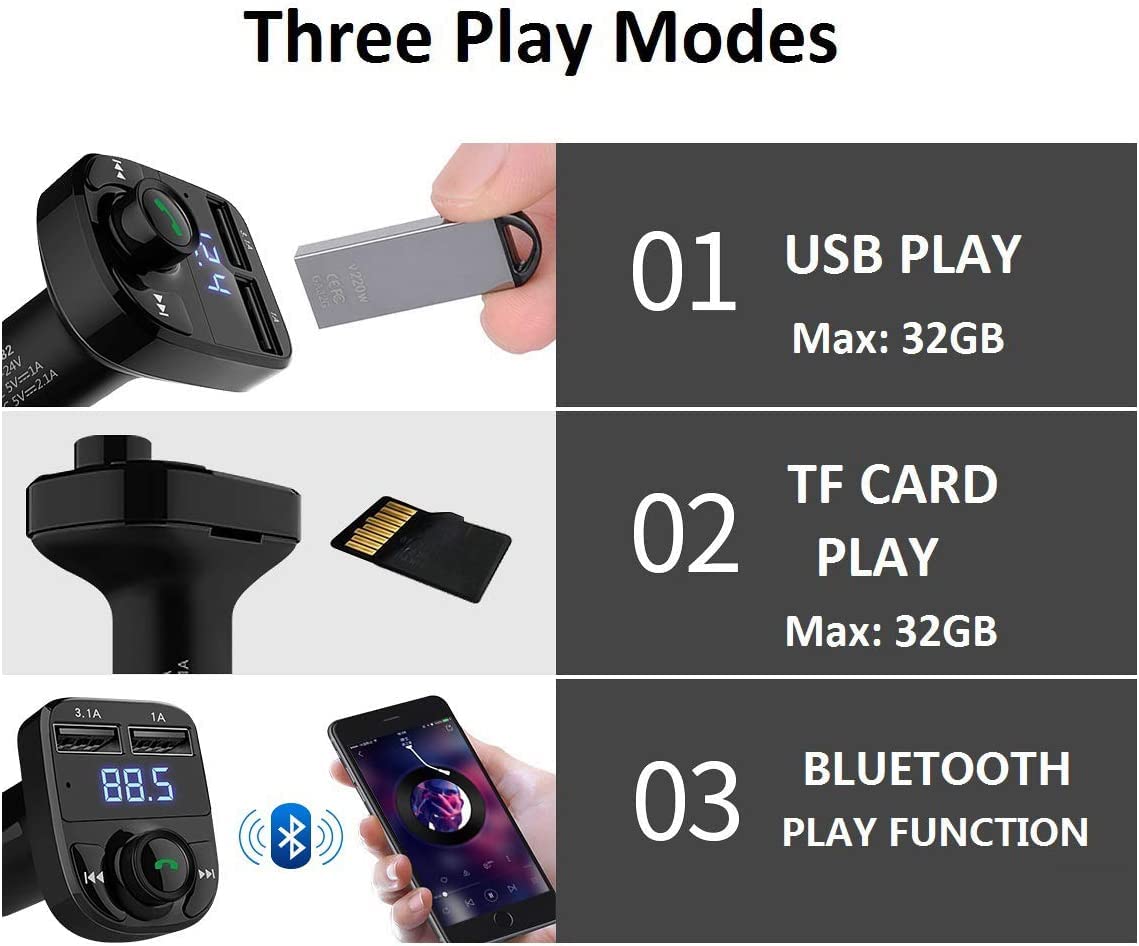 TheKaamchor – Multifunction Bluetooth Car MP3 Player with FM & USB Charging