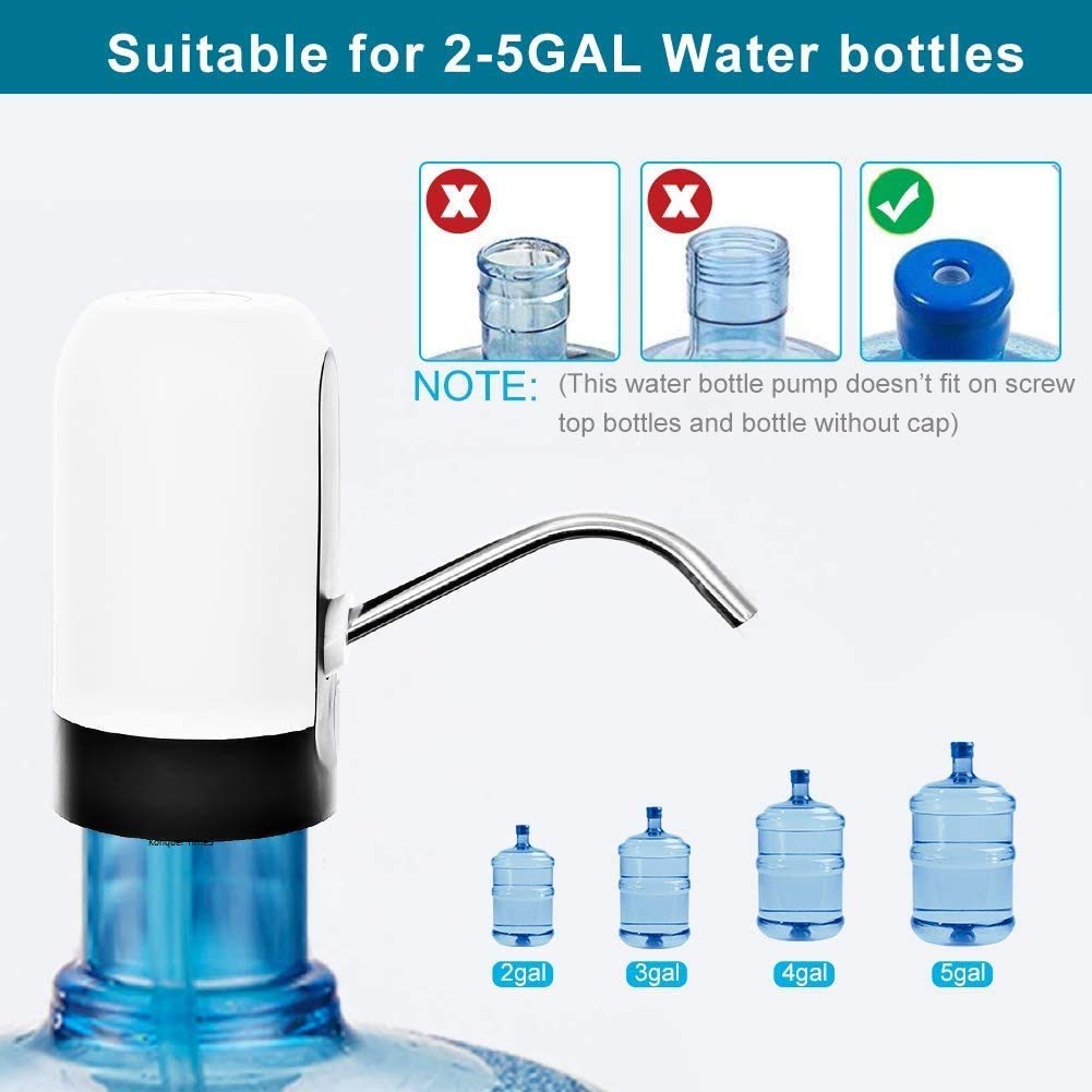 TheKaamChor Automatic Wireless Water Dispenser Pump – Effortless Water from 20L Bottles