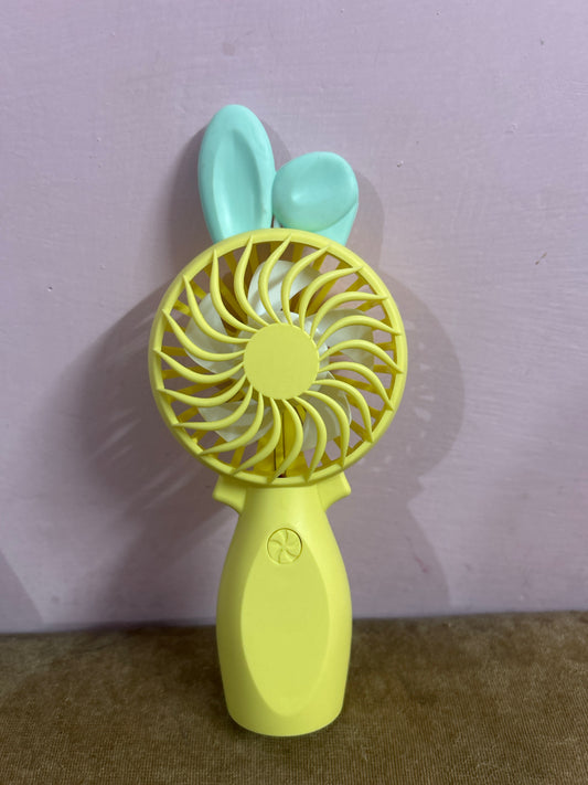 TheKaamchor – Handheld Bunny Ear Mini Fan | USB Rechargeable & Travel-Friendly
