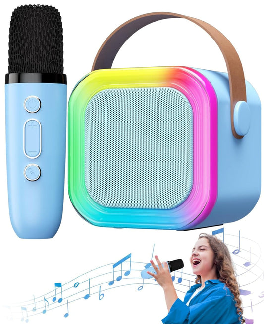 TheKaamchor – Colorful Karaoke Sound System with Mic & LED Lights