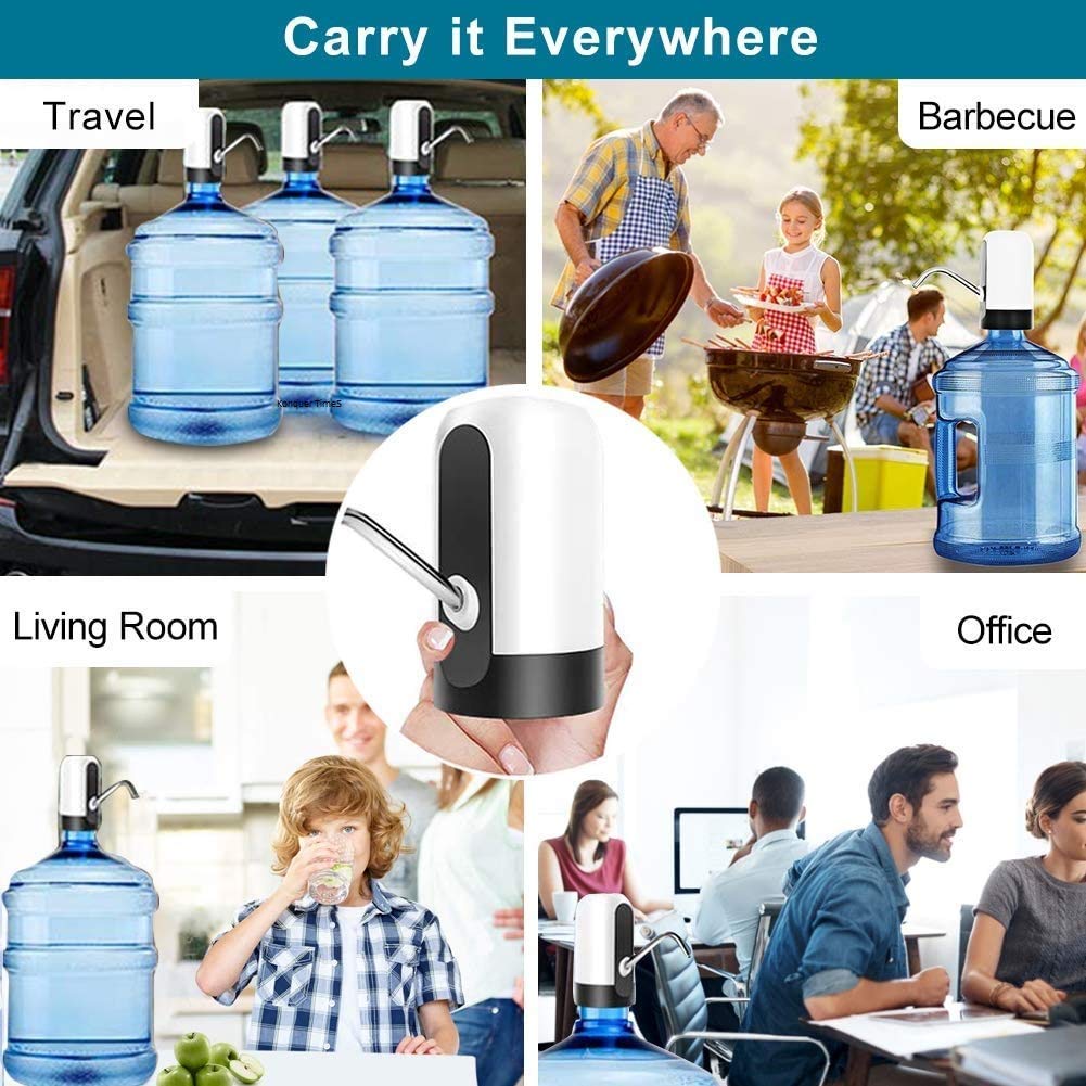 TheKaamChor Automatic Wireless Water Dispenser Pump – Effortless Water from 20L Bottles